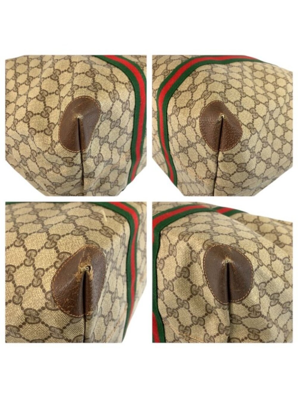 Gucci Vintage Sherry Line GG Supreme Canvas 156 19 014 Boston Bag - Picture 4 of 9